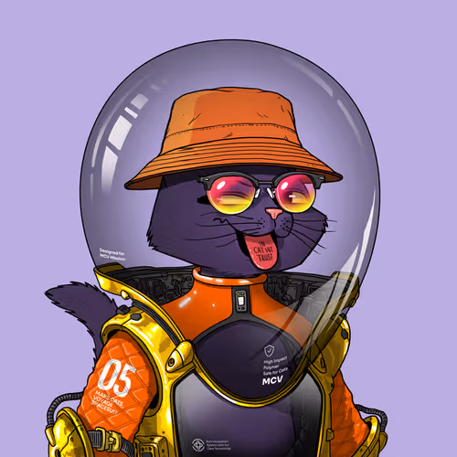 Mars Cat in Spacesuit #1936