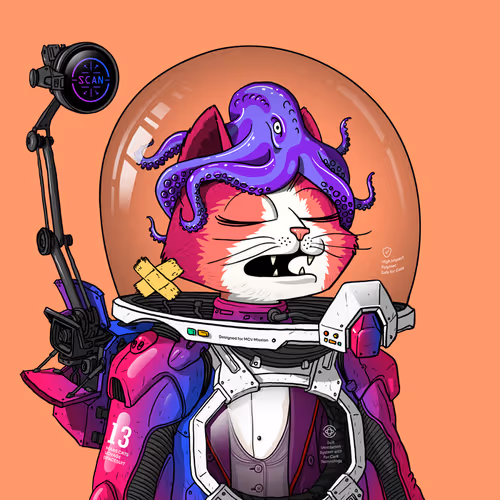 Mars Cat in Spacesuit #1232
