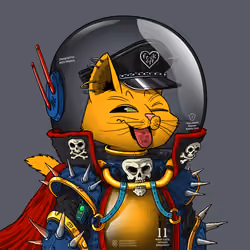Mars Cat in Spacesuit #1212