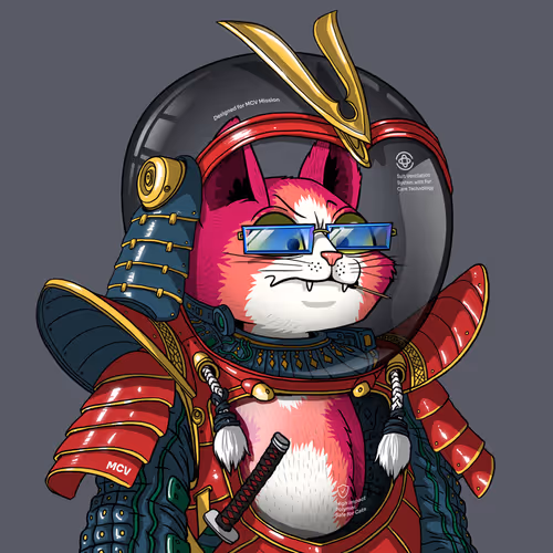 Mars Cat in Spacesuit #114