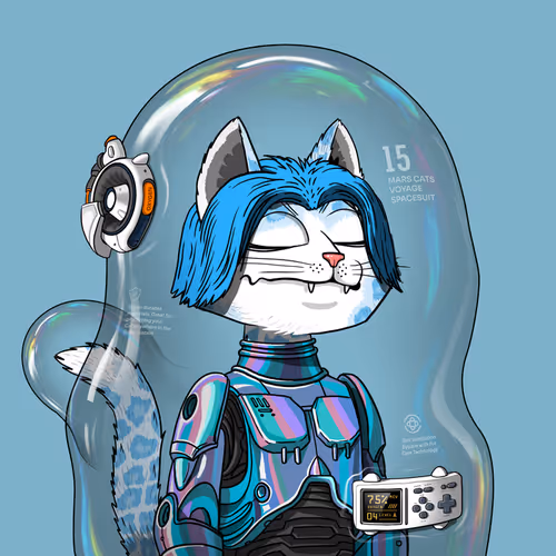 Mars Cat in Spacesuit #500