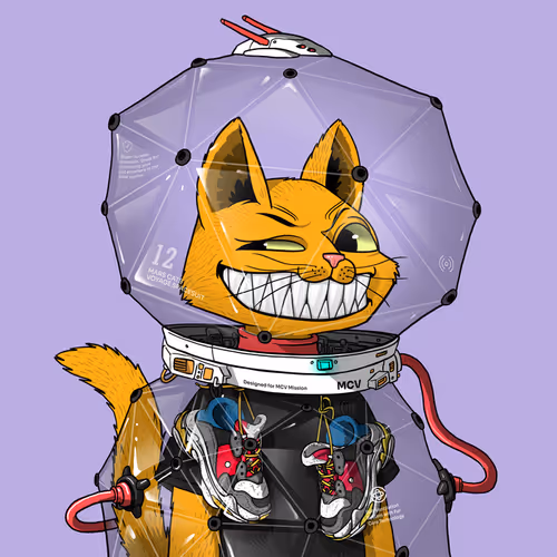 Mars Cat in Spacesuit #1163