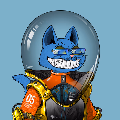 Mars Cat in Spacesuit #1947