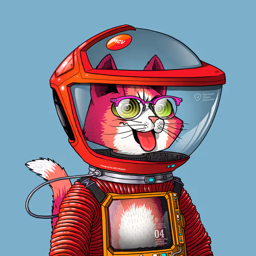 Mars Cat in Spacesuit #299