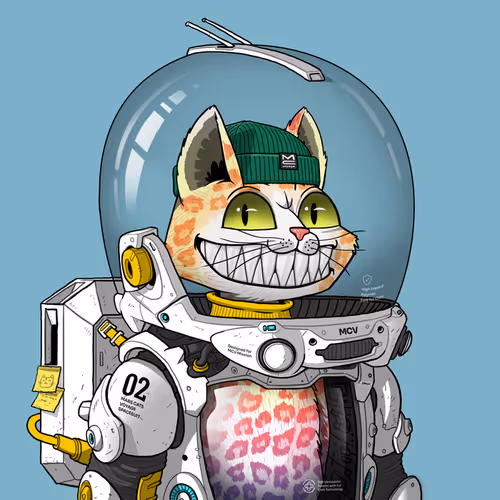 Mars Cat in Spacesuit #681