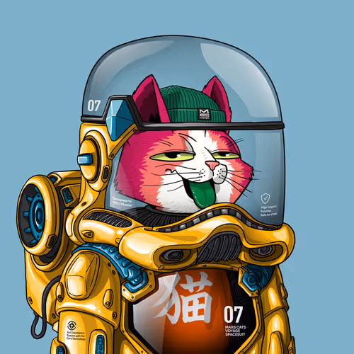 Mars Cat in Spacesuit #1817