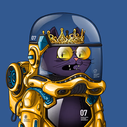 Mars Cat in Spacesuit #1141