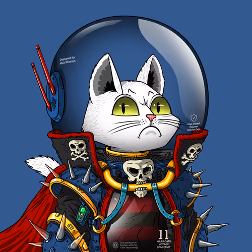 Mars Cat in Spacesuit #568