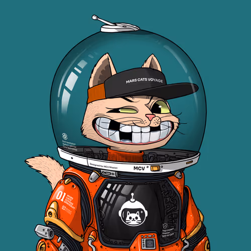 Mars Cat in Spacesuit #64
