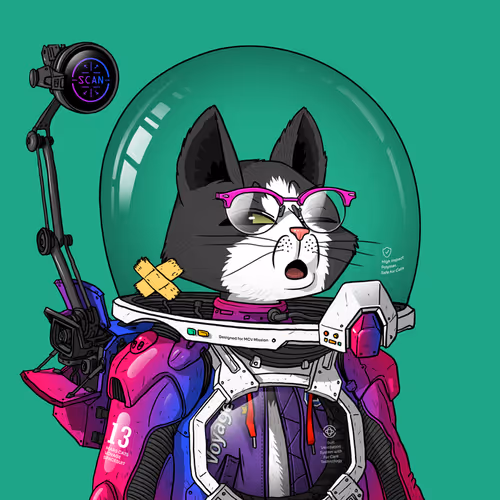 Mars Cat in Spacesuit #617