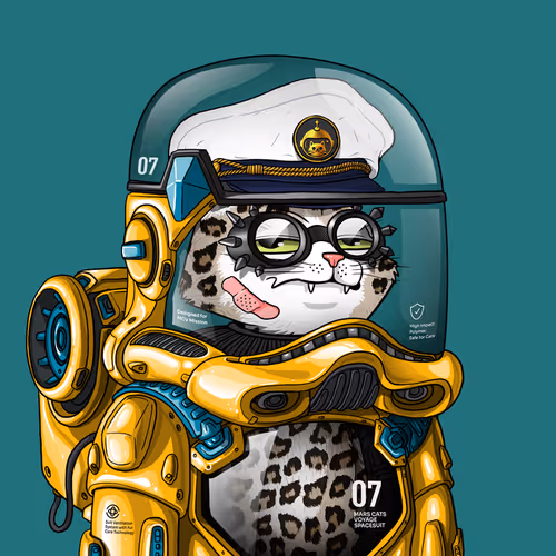 Mars Cat in Spacesuit #872