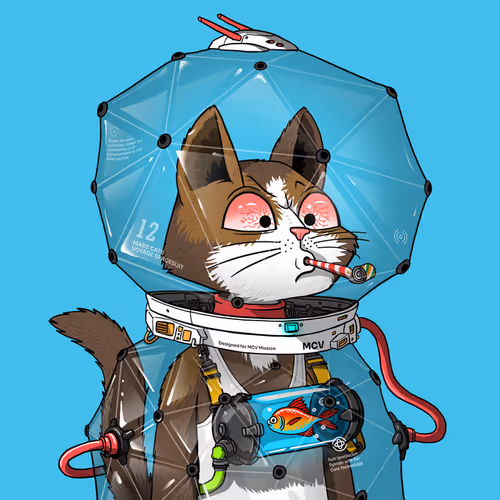 Mars Cat in Spacesuit #225