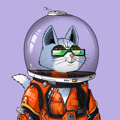 Mars Cat in Spacesuit #401