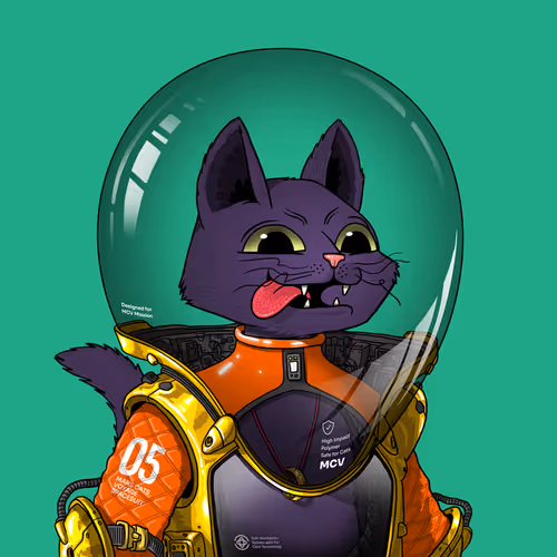 Mars Cat in Spacesuit #181