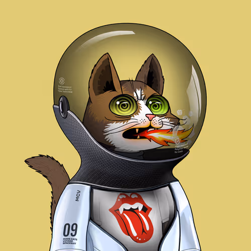 Mars Cat in Spacesuit #436