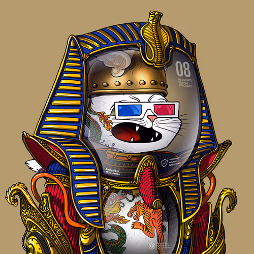 Mars Cat in Spacesuit #1463