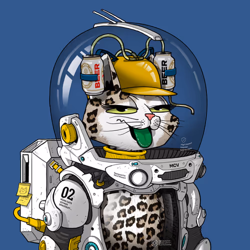 Mars Cat in Spacesuit #942