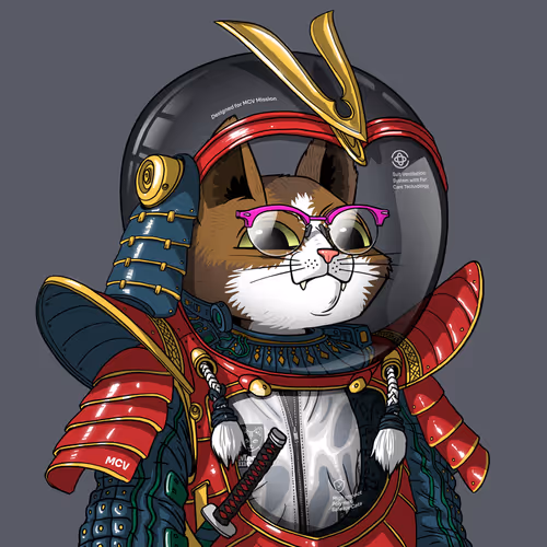 Mars Cat in Spacesuit #317