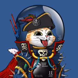 Mars Cat in Spacesuit #271
