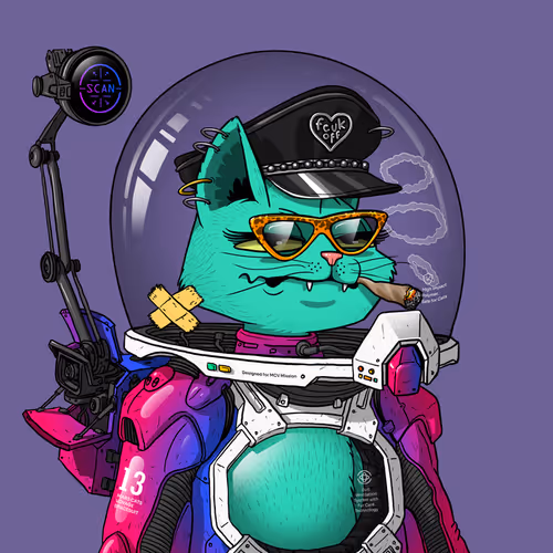 Mars Cat in Spacesuit #193