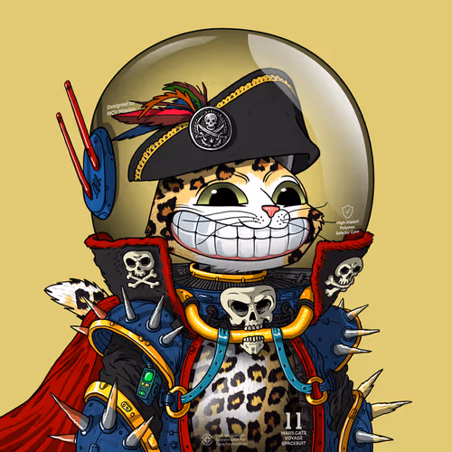 Mars Cat in Spacesuit #277