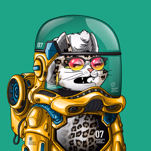 Mars Cat in Spacesuit #1510