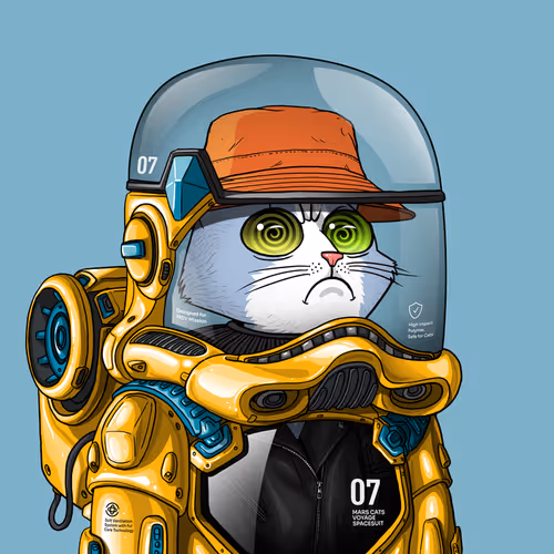 Mars Cat in Spacesuit #314