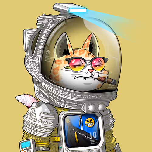 Mars Cat in Spacesuit #1660