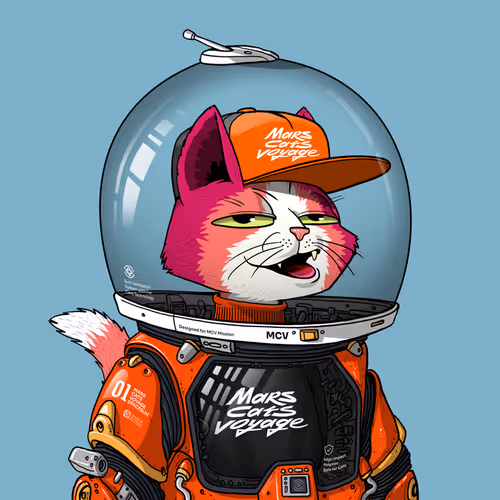 Mars Cat in Spacesuit #1159