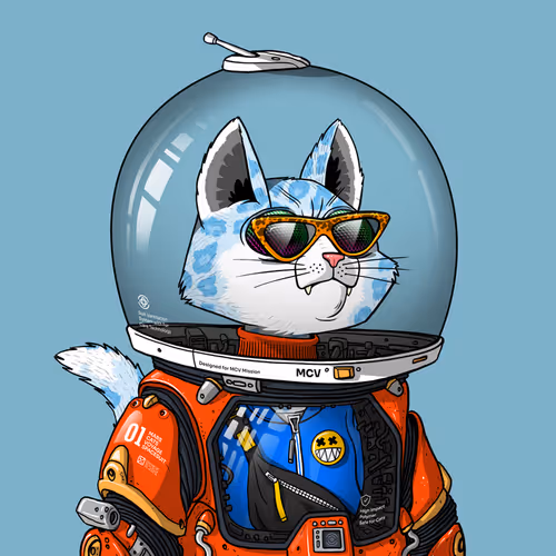 Mars Cat in Spacesuit #1786
