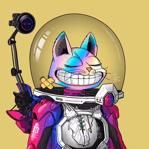 Mars Cat in Spacesuit #515