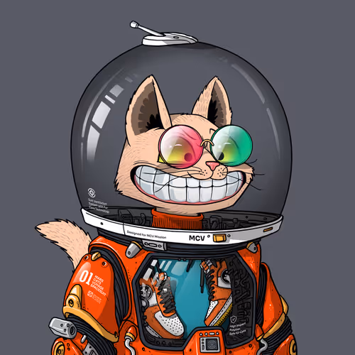 Mars Cat in Spacesuit #1433
