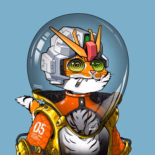 Mars Cat in Spacesuit #324