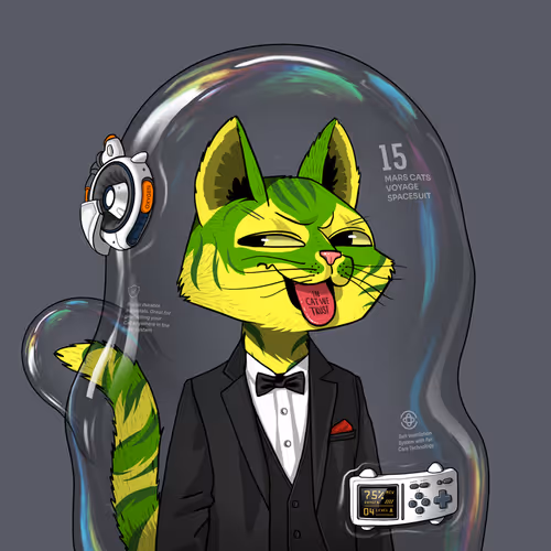 Mars Cat in Spacesuit #267