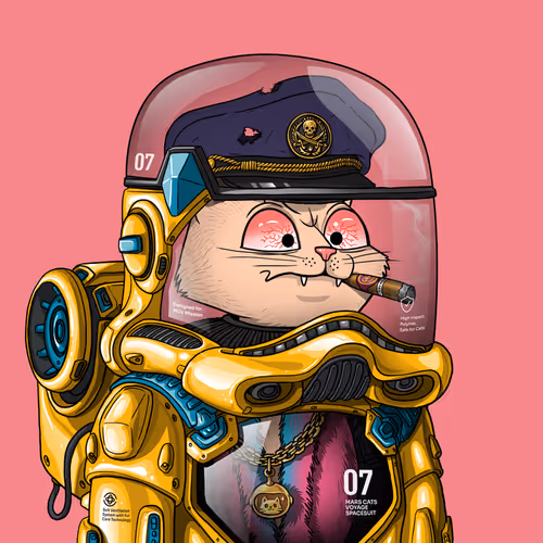 Mars Cat in Spacesuit #1484