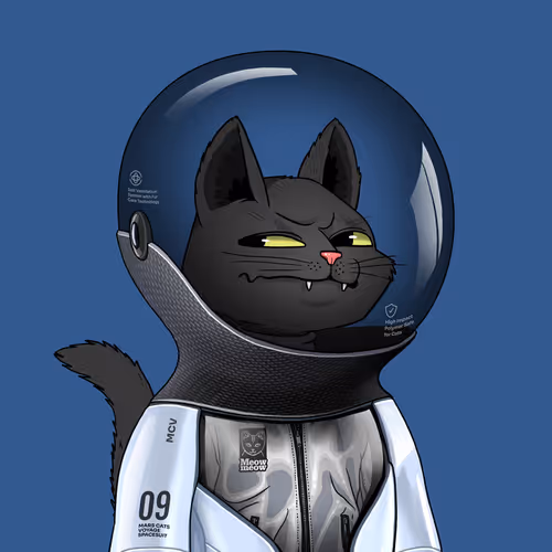 Mars Cat in Spacesuit #256