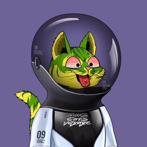 Mars Cat in Spacesuit #569