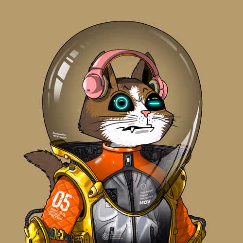 Mars Cat in Spacesuit #1810