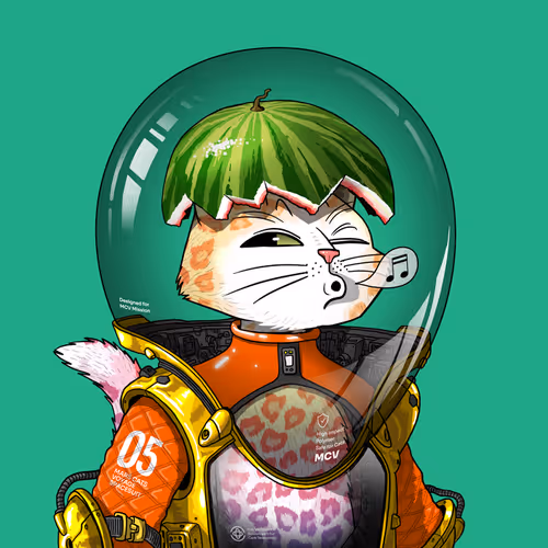 Mars Cat in Spacesuit #887