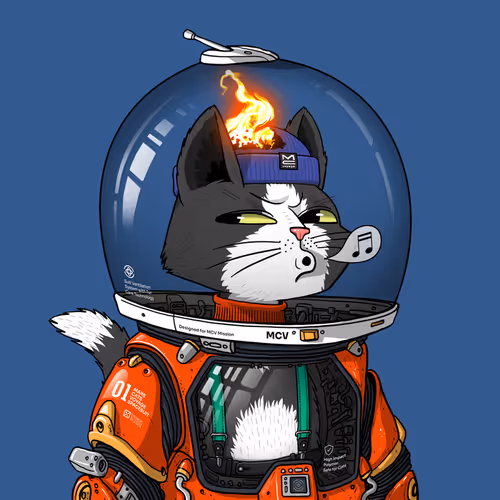 Mars Cat in Spacesuit #748