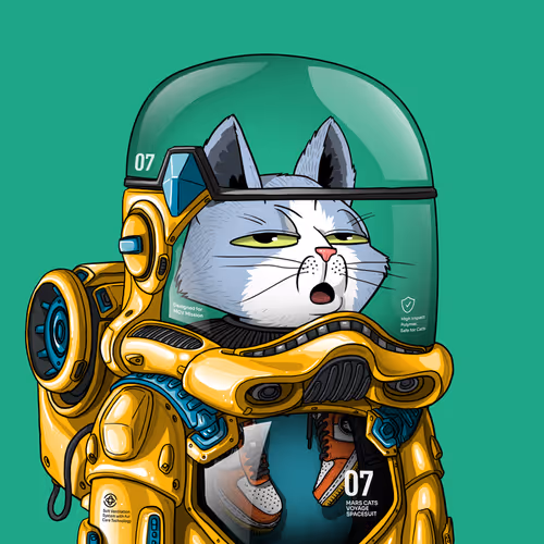Mars Cat in Spacesuit #1213