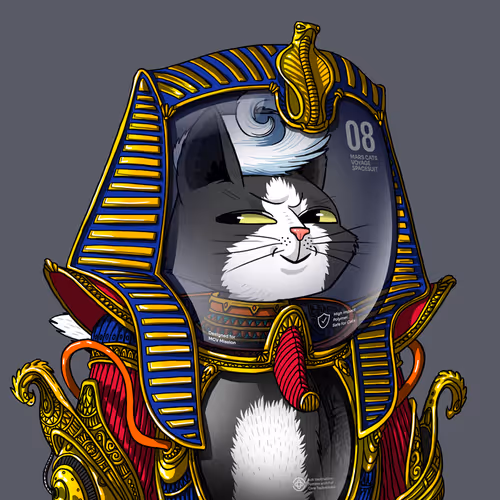 Mars Cat in Spacesuit #1086