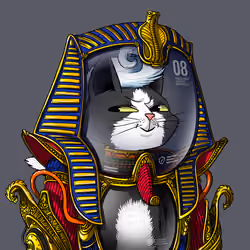 Mars Cat in Spacesuit #1086