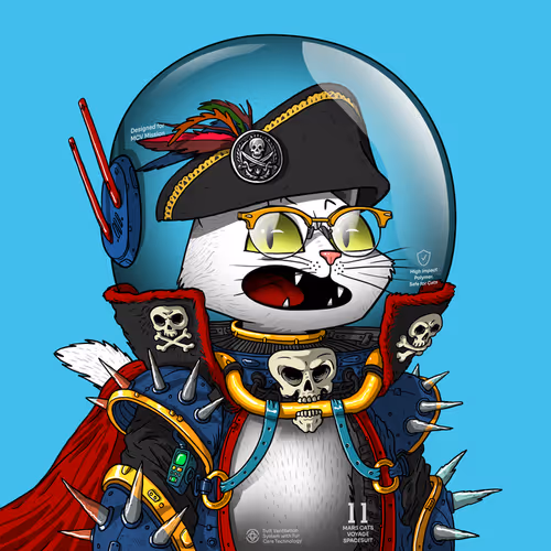 Mars Cat in Spacesuit #1455