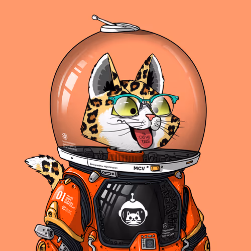 Mars Cat in Spacesuit #1849