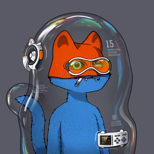 Mars Cat in Spacesuit #453