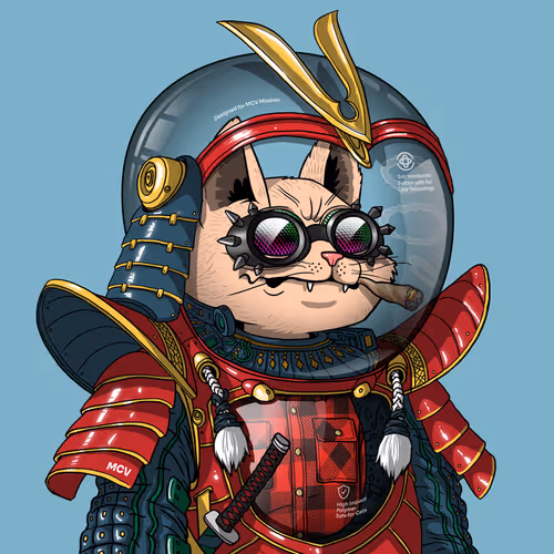 Mars Cat in Spacesuit #1845