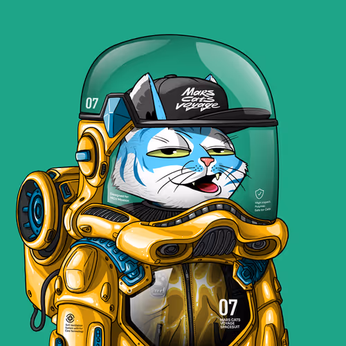 Mars Cat in Spacesuit #239