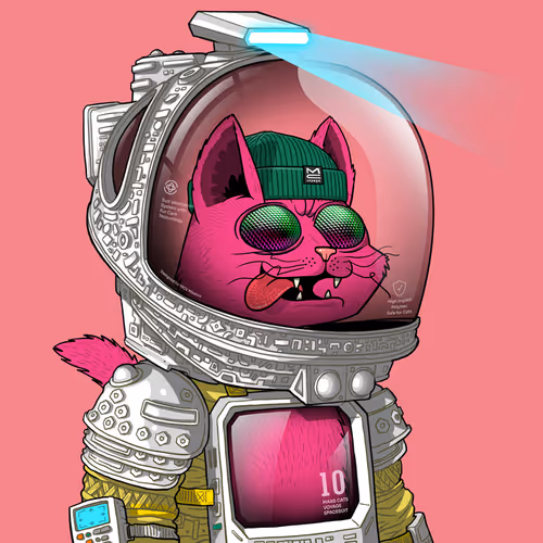 Mars Cat in Spacesuit #570