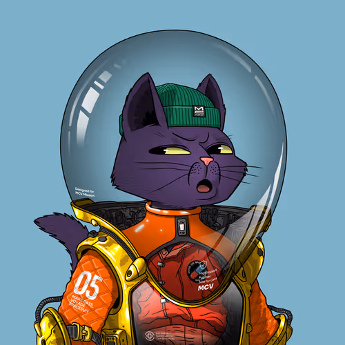 Mars Cat in Spacesuit #1113